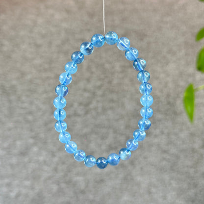Natural Aquamarine Bracelet Size 7.2 mm