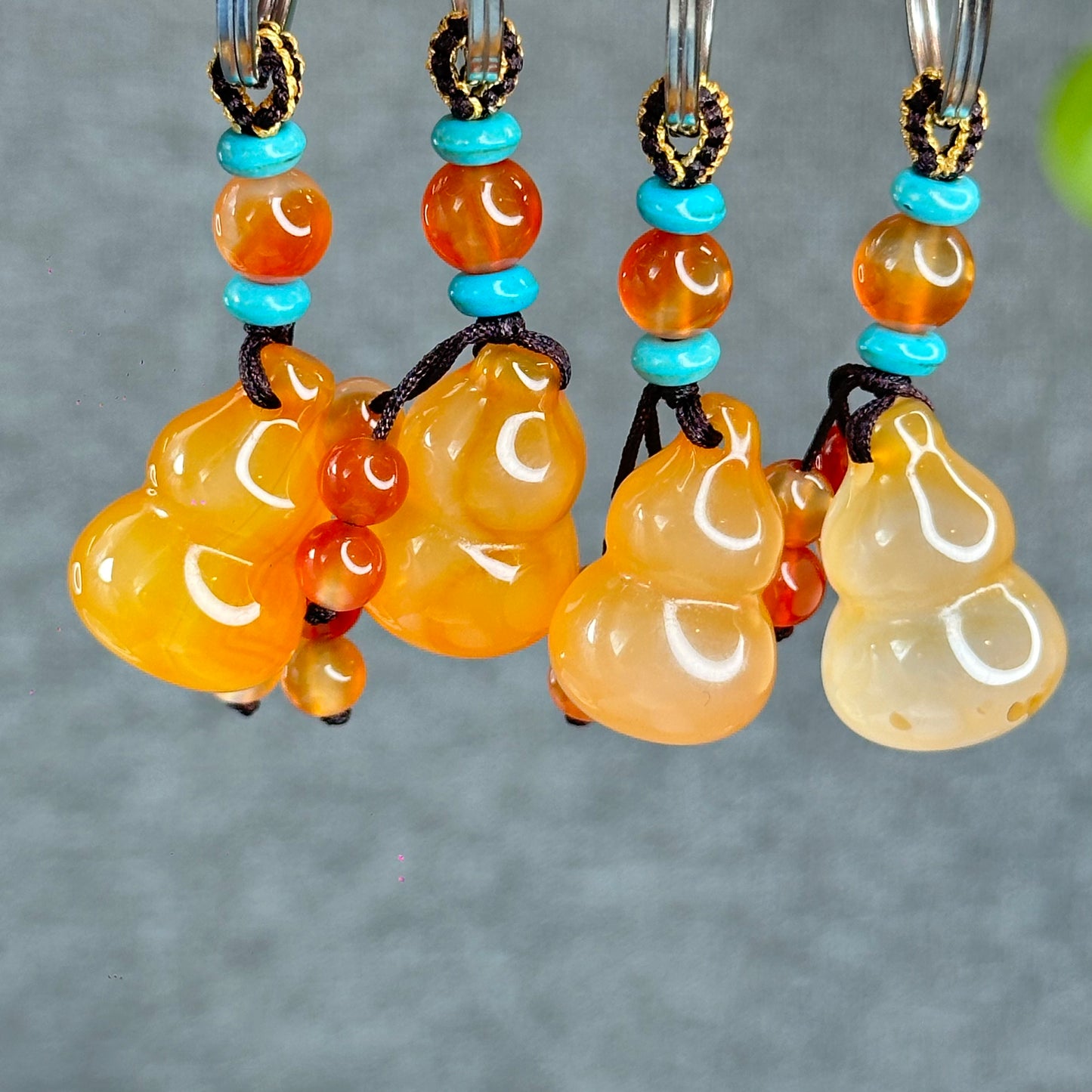 Natural Golden Ho Lo Agate Accessory