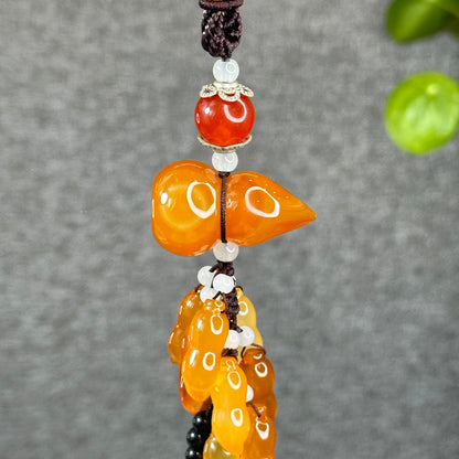 Natural Abundance Golden Ho Lo Agate Accessory