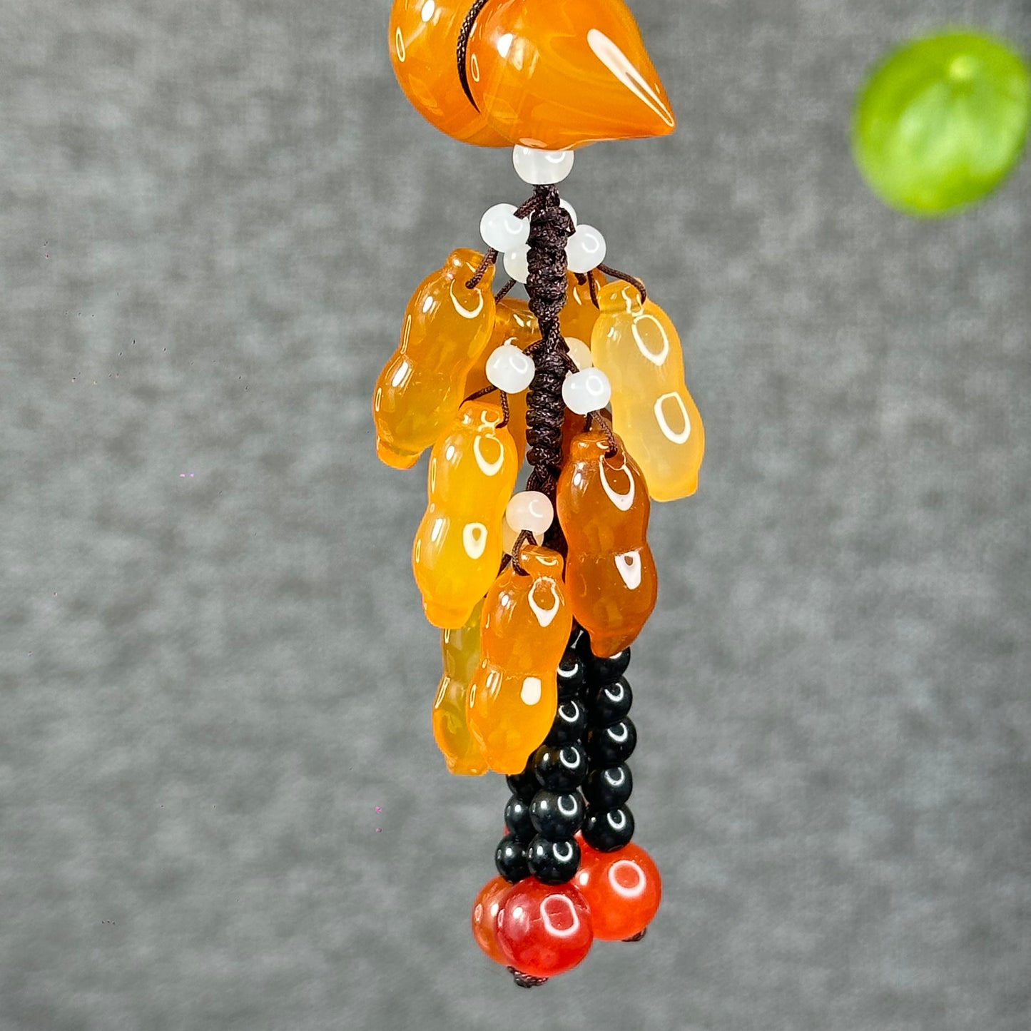 Natural Abundance Golden Ho Lo Agate Accessory