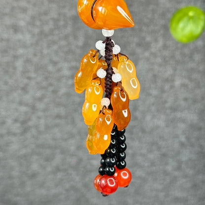 Natural Abundance Golden Ho Lo Agate Accessory