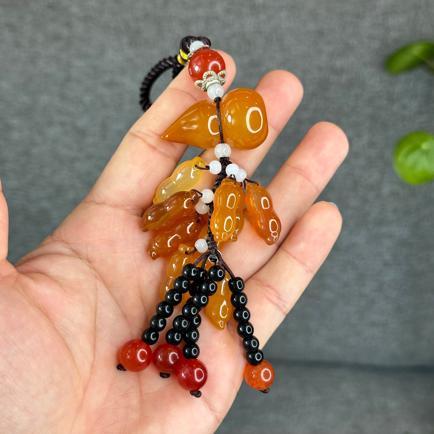 Natural Abundance Golden Ho Lo Agate Accessory