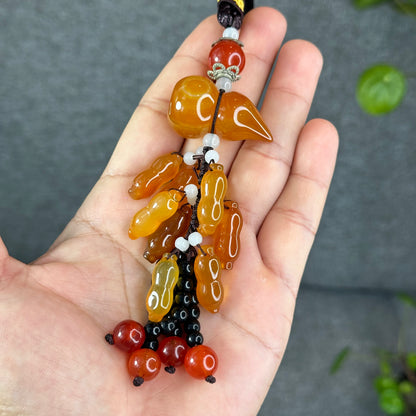 Natural Abundance Golden Ho Lo Agate Accessory