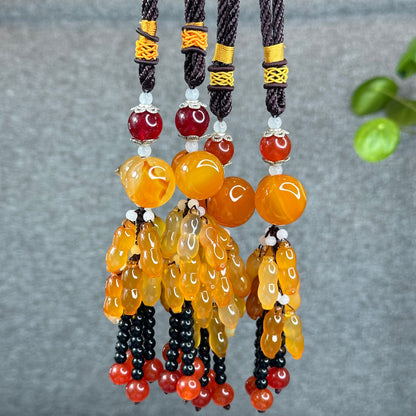 Natural Abundance Golden Ho Lo Agate Accessory