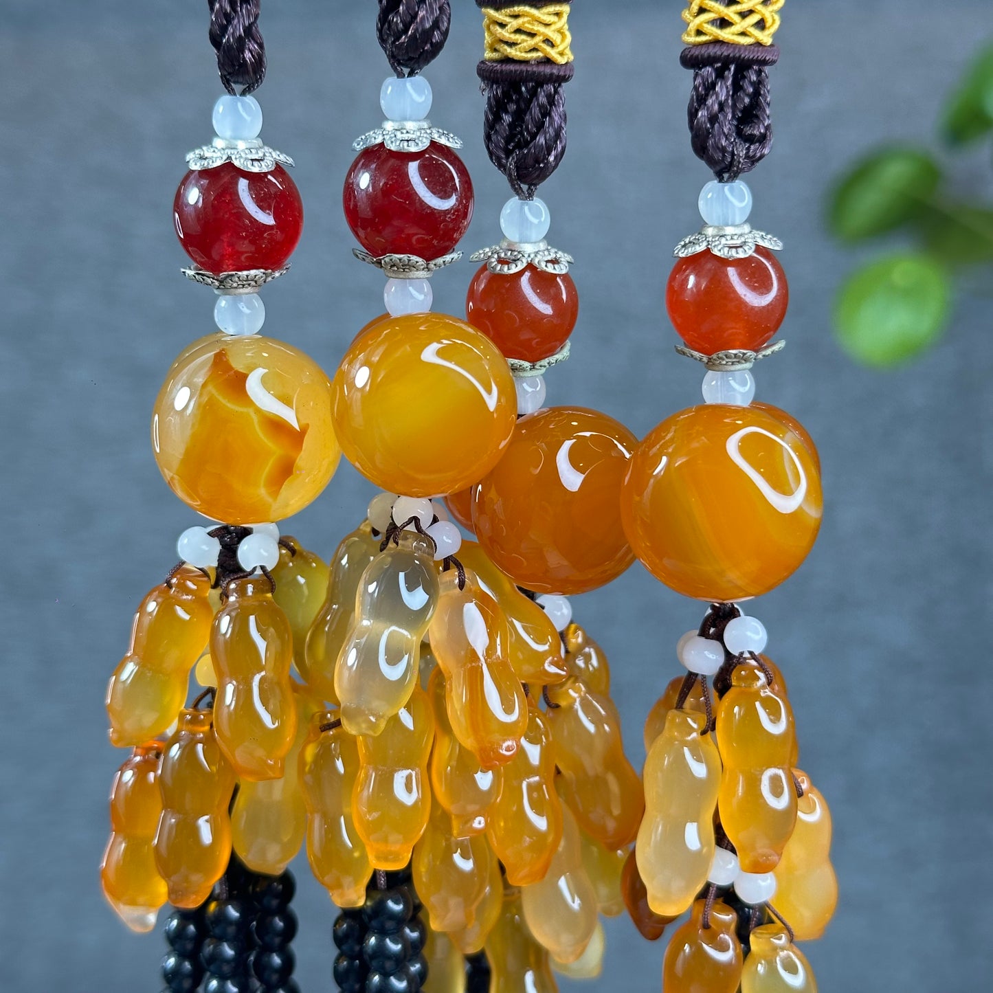 Natural Abundance Golden Ho Lo Agate Accessory