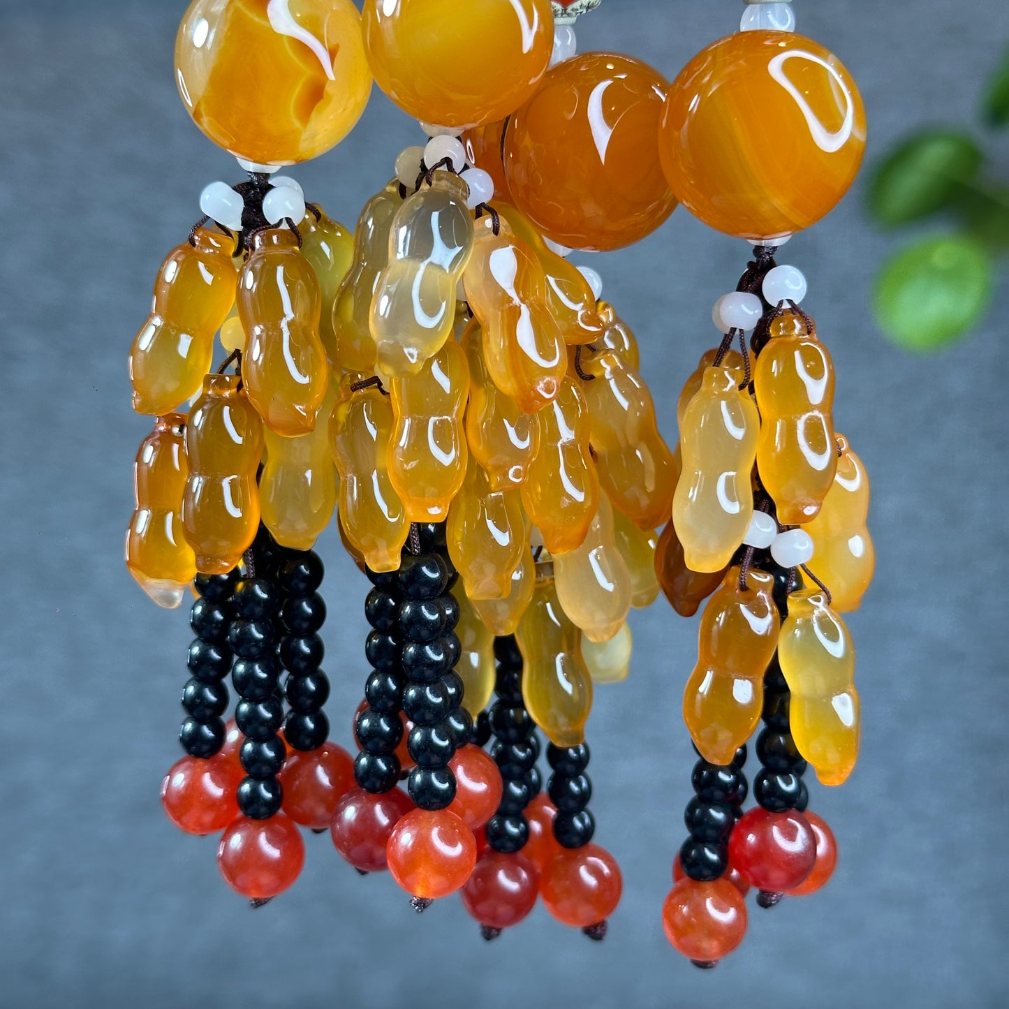 Natural Abundance Golden Ho Lo Agate Accessory