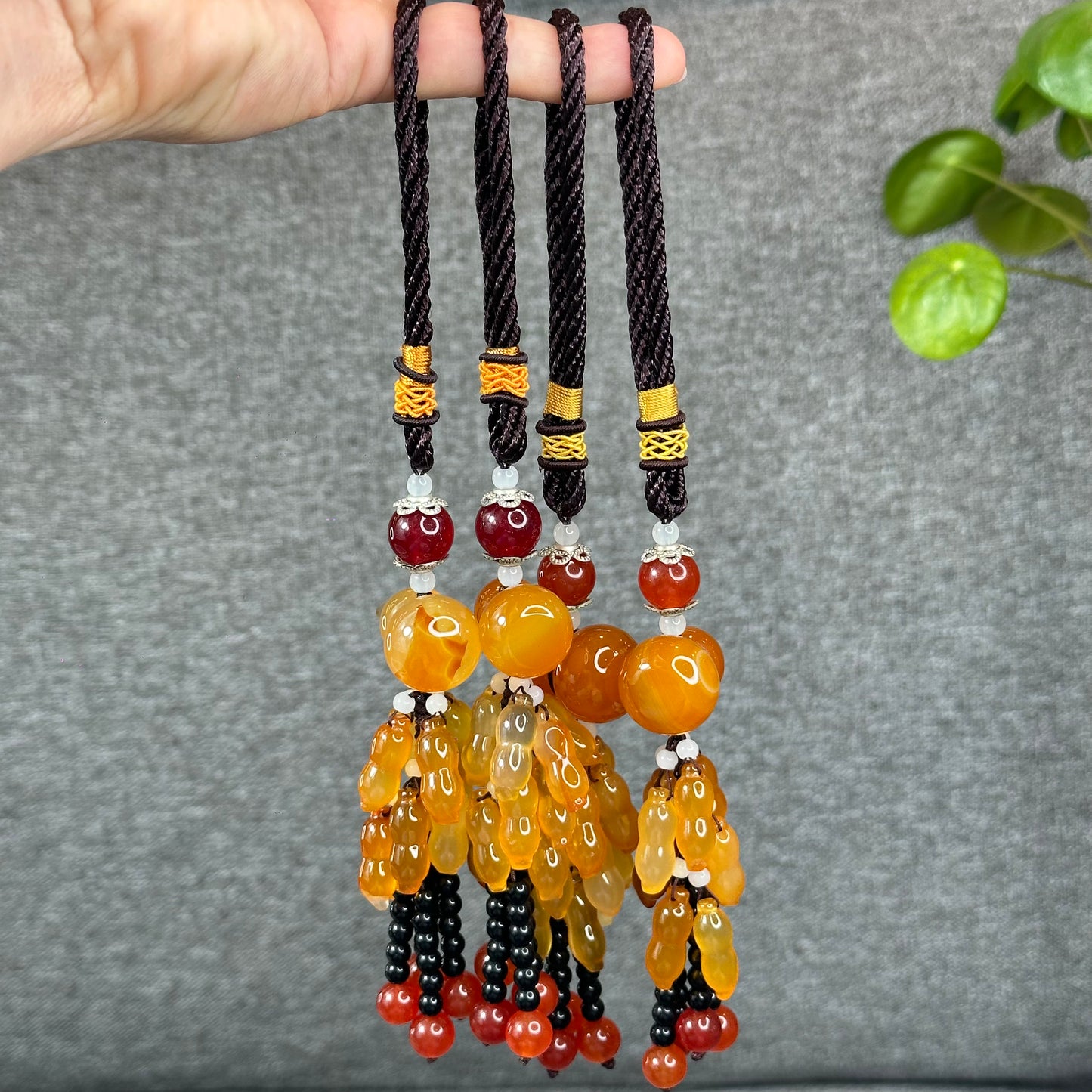 Natural Abundance Golden Ho Lo Agate Accessory