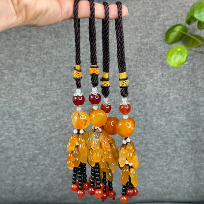 Natural Abundance Golden Ho Lo Agate Accessory