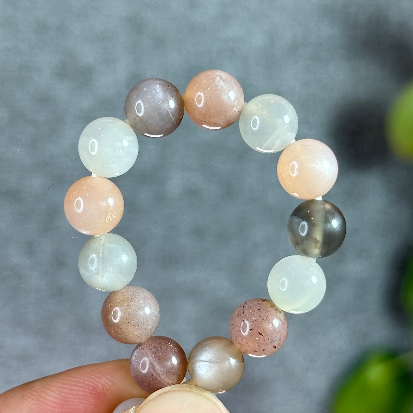 Mixed Moonstone Bracelet Size 8 mm