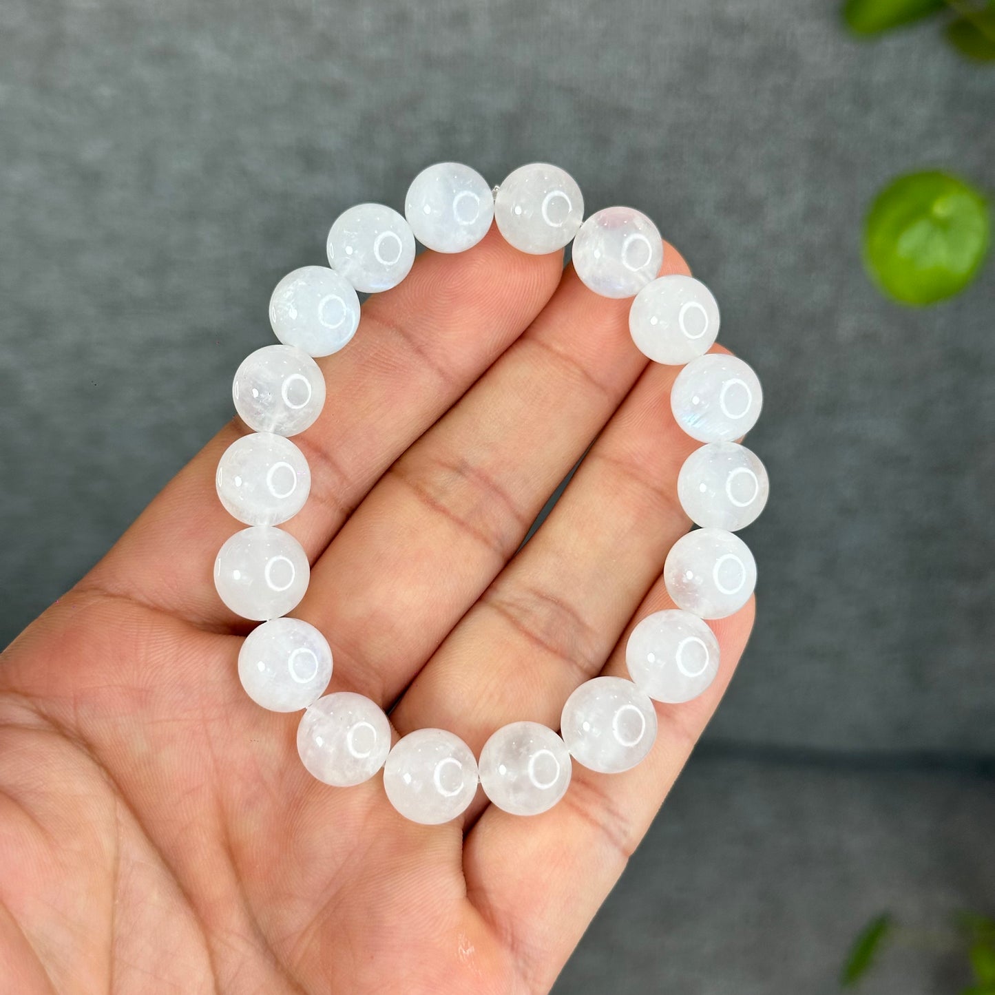 Natural Moonstone Bracelet Size 11 mm