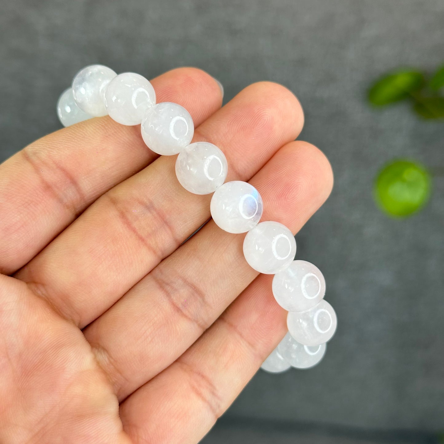Natural Moonstone Bracelet Size 11 mm