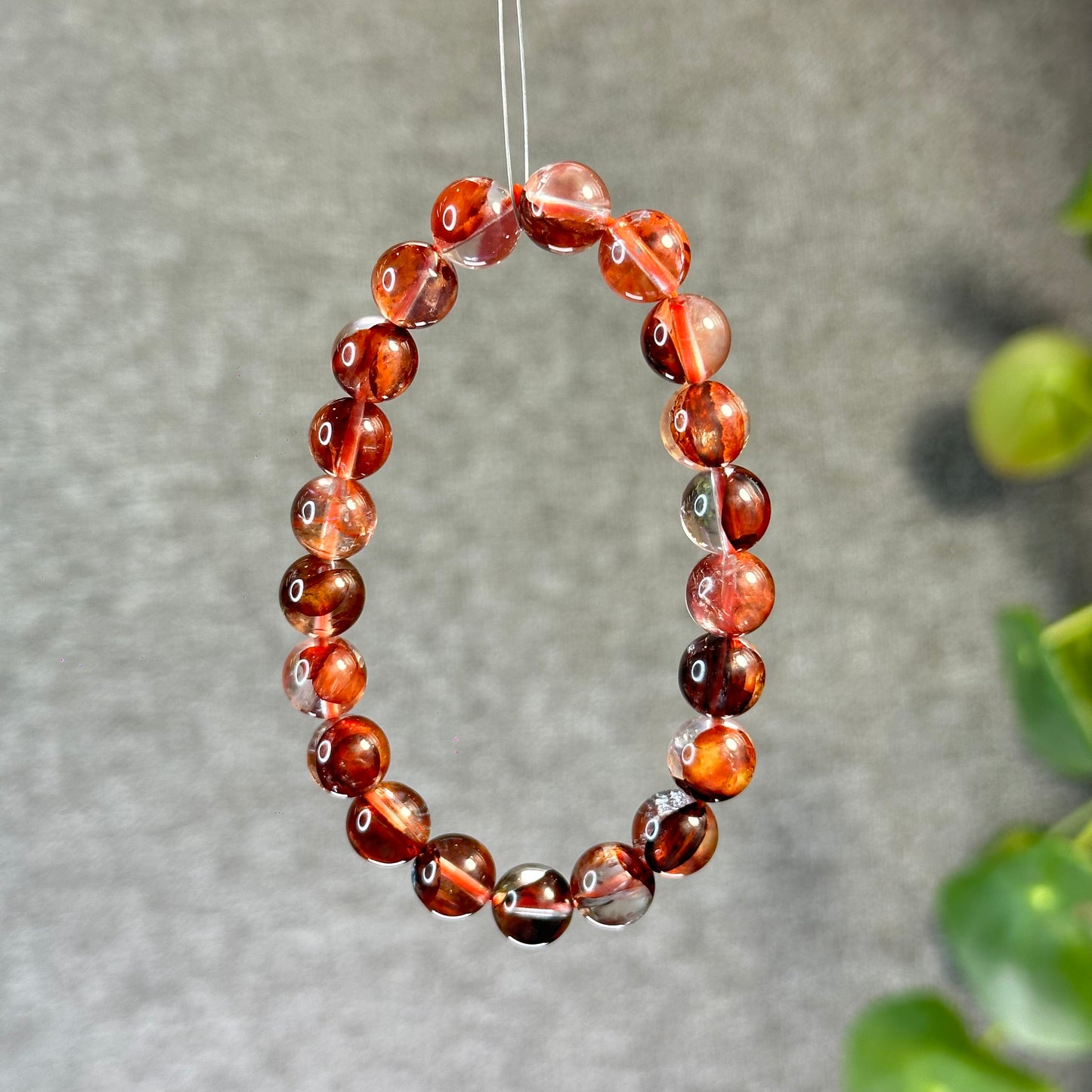 Fire Quartz Bracelet Size 8.8 mm