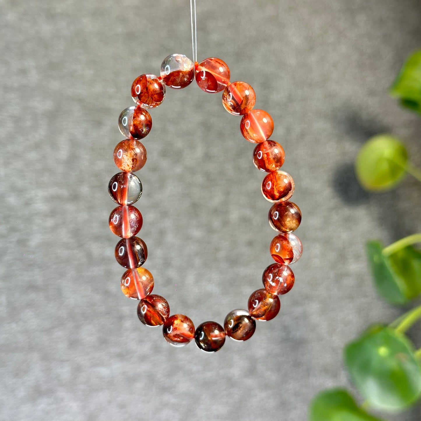 Fire Quartz Bracelet Size 8.8 mm