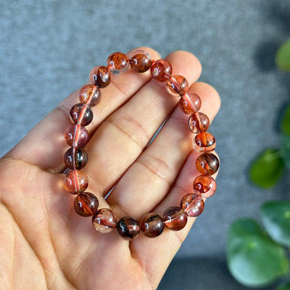 Fire Quartz Bracelet Size 8.8 mm