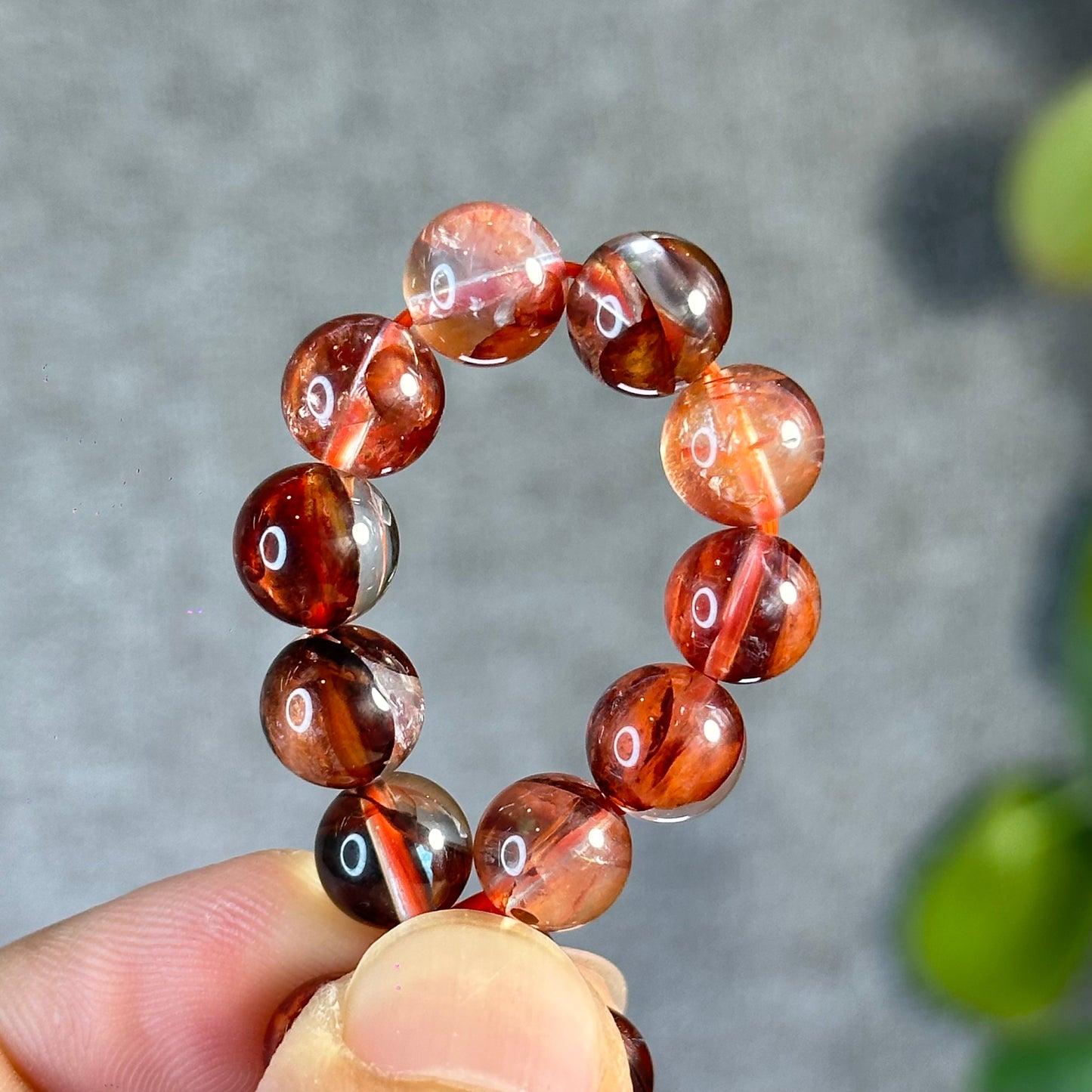 Fire Quartz Bracelet Size 8.8 mm