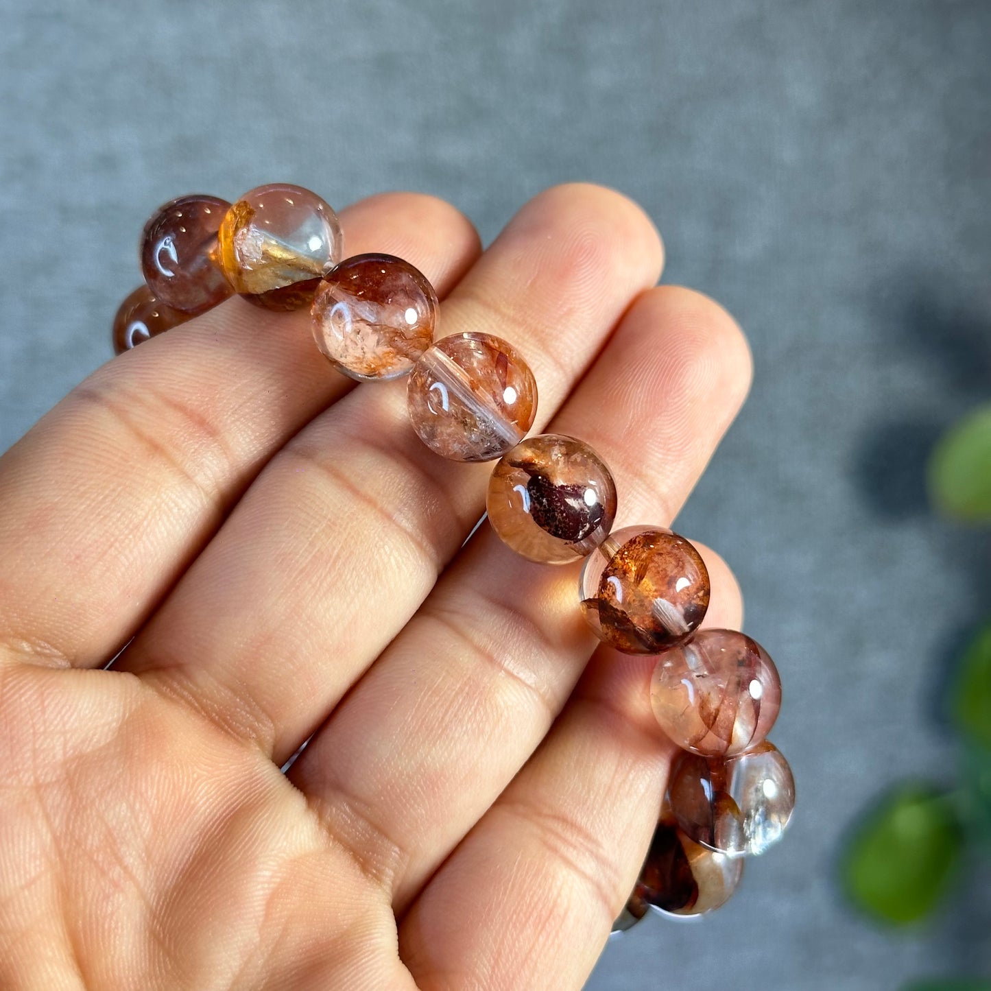 Fire Quartz Bracelet Size 12 mm