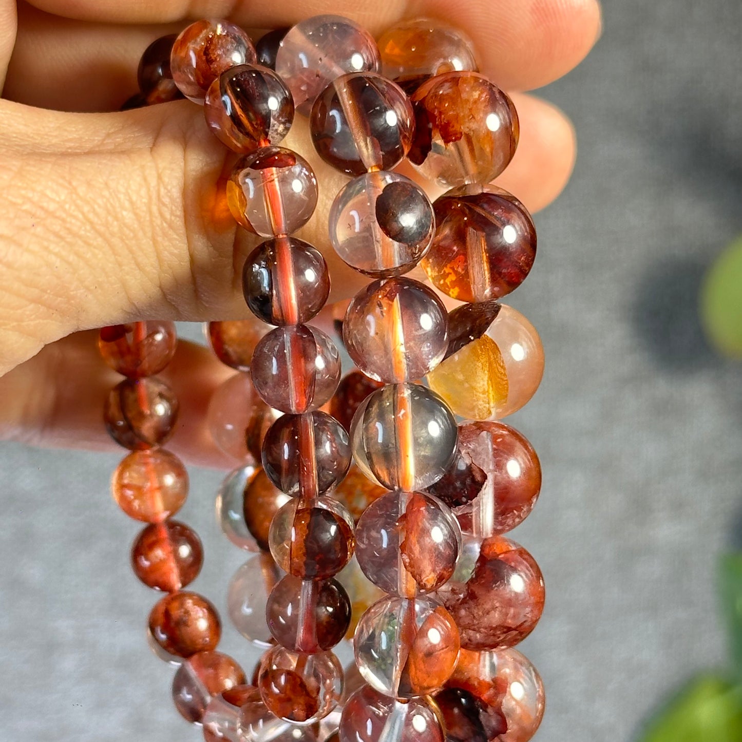 Fire Quartz Bracelet Size 12 mm