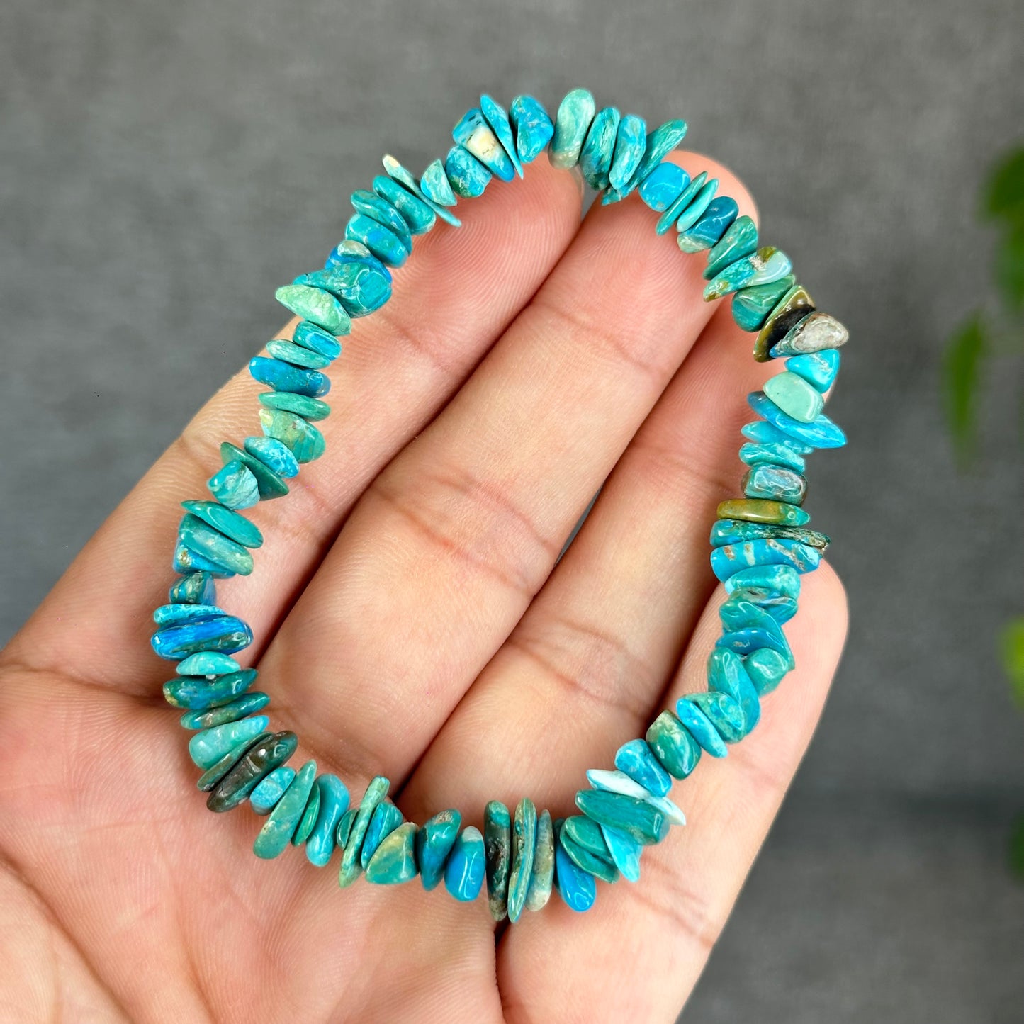 Natural Blue Opal Nugget Bracelet