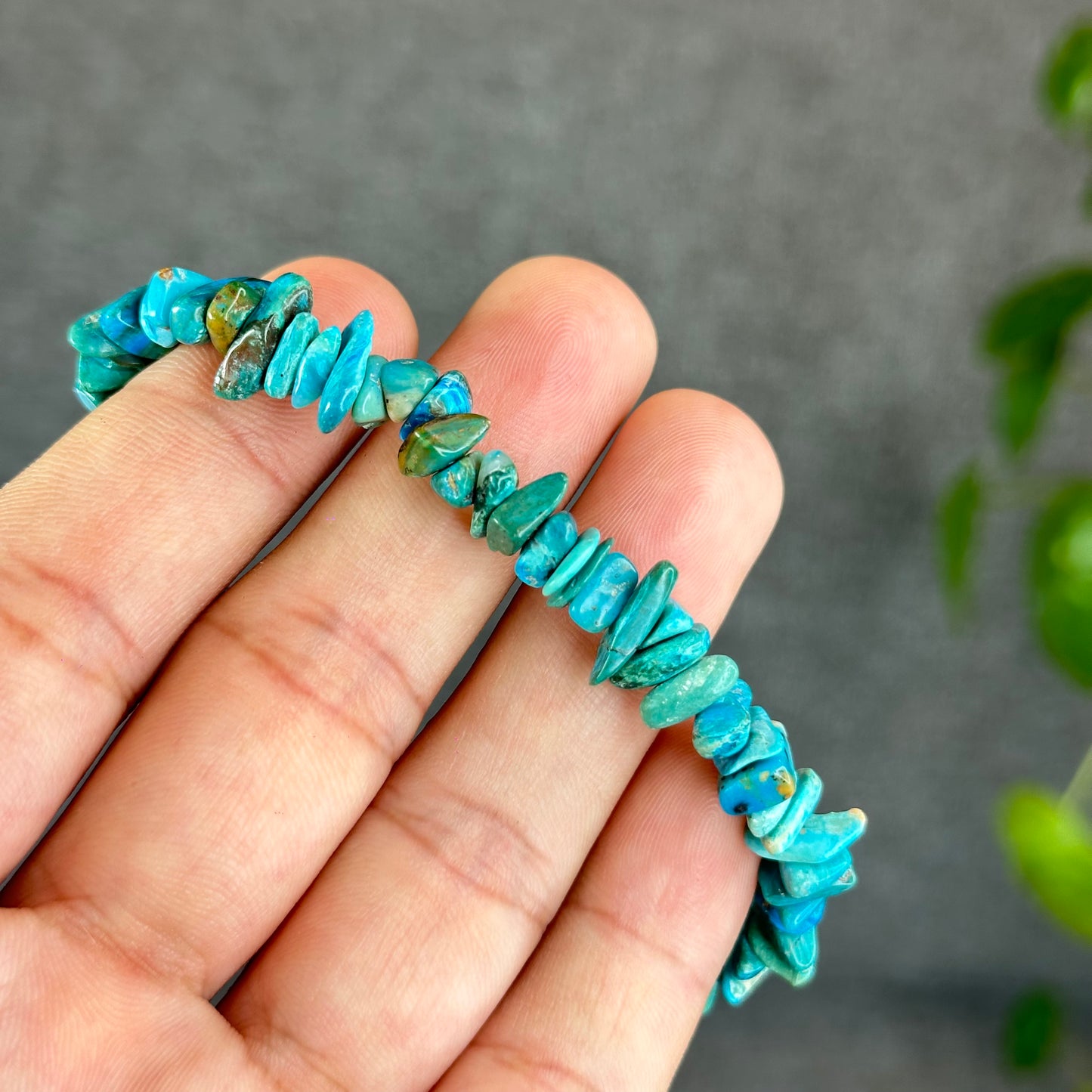 Natural Blue Opal Nugget Bracelet