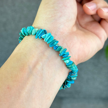 Natural Blue Opal Nugget Bracelet