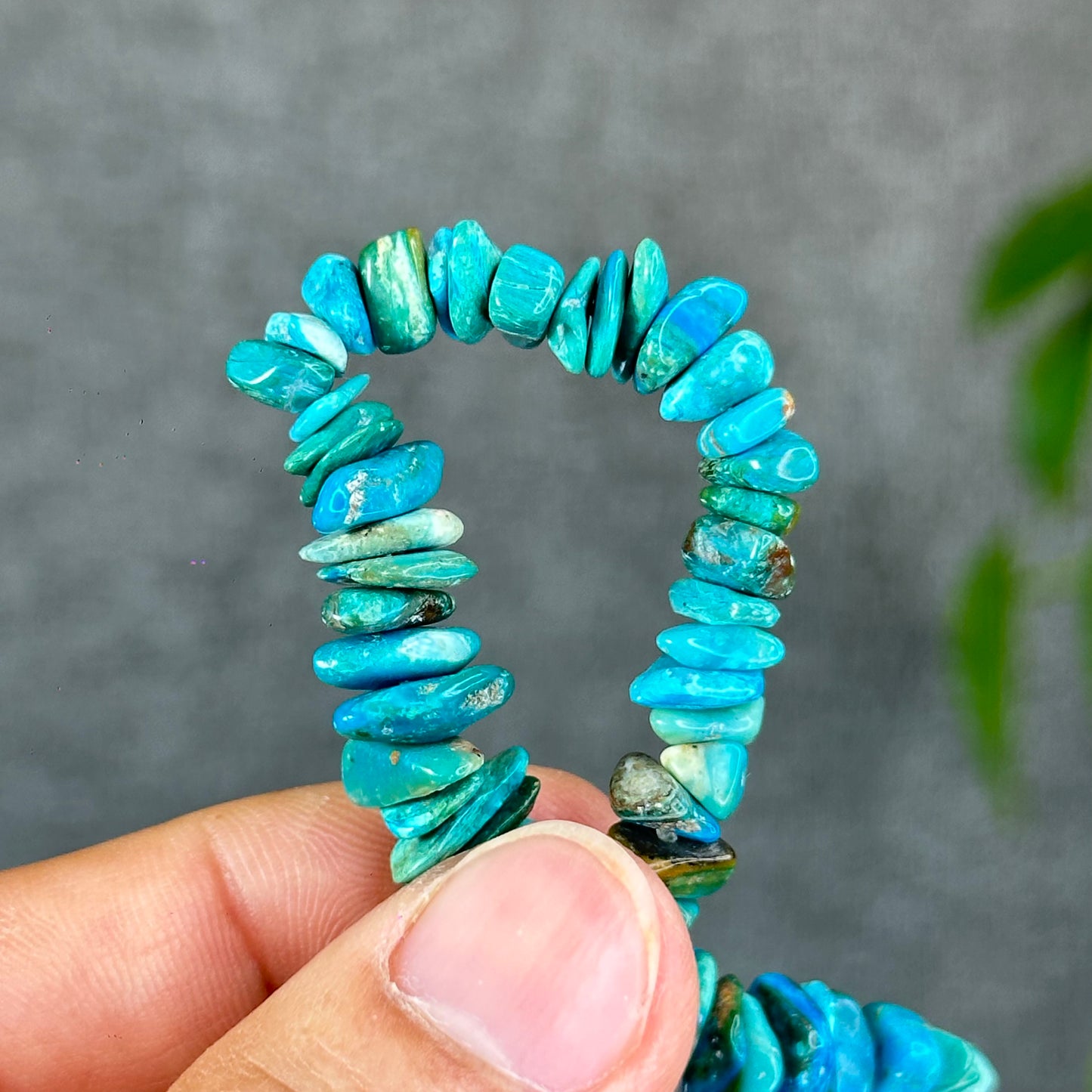 Natural Blue Opal Nugget Bracelet
