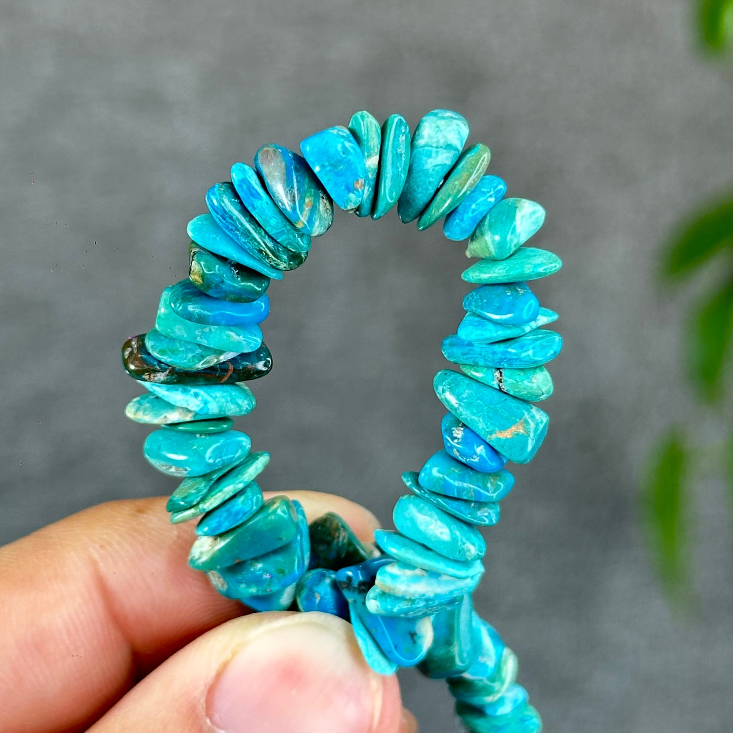 Natural Blue Opal Nugget Bracelet