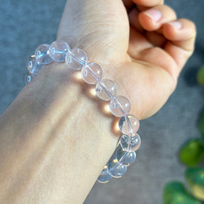 Rose Quartz Bracelet Size 10.5 mm