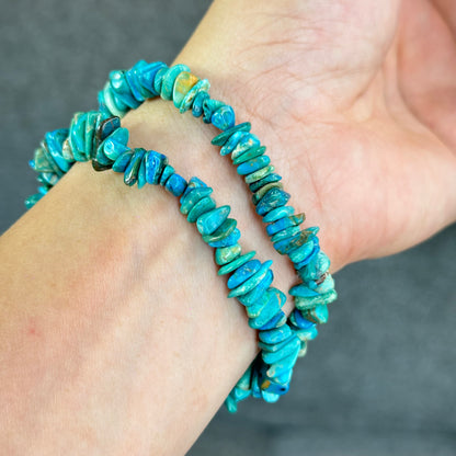 Natural Blue Opal Nugget Bracelet