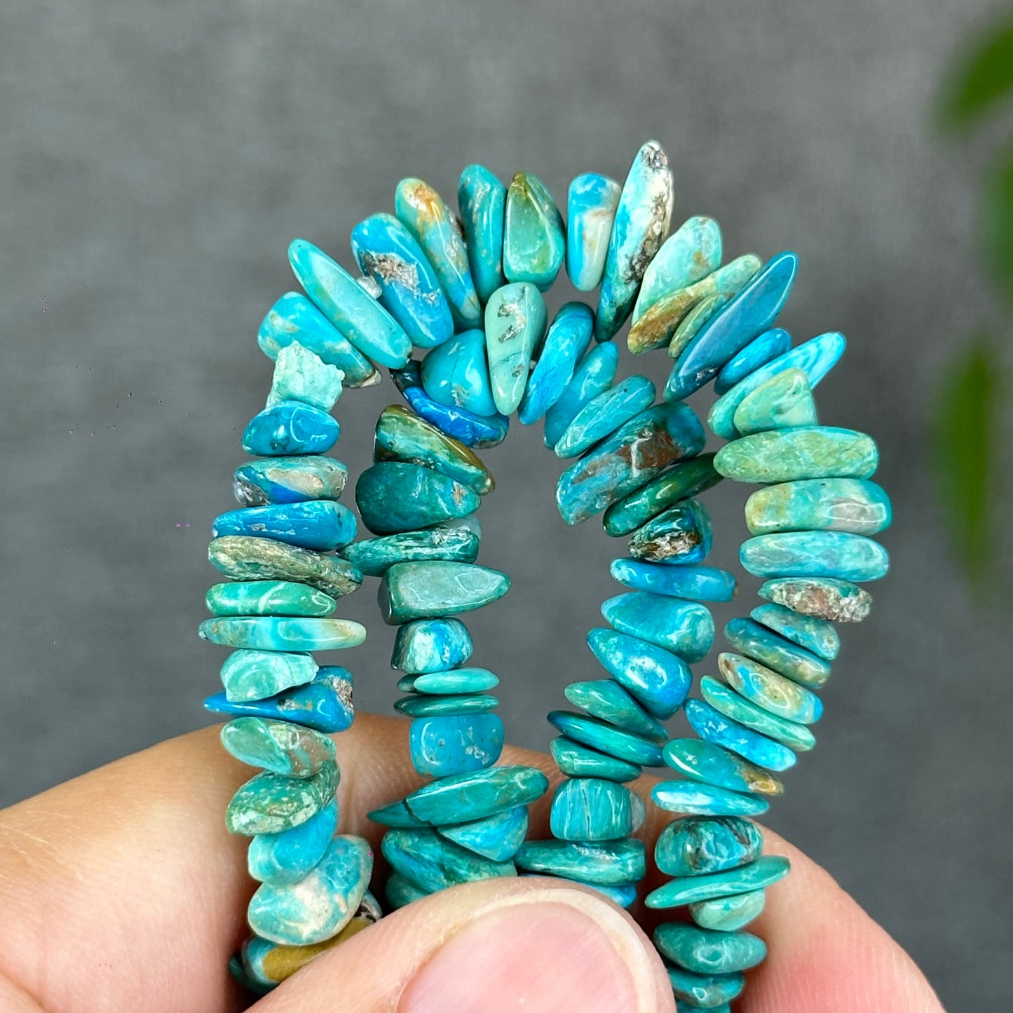 Natural Blue Opal Nugget Bracelet