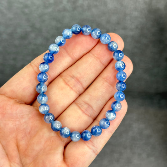 Natural Kyanite Bracelet 6.5 mm