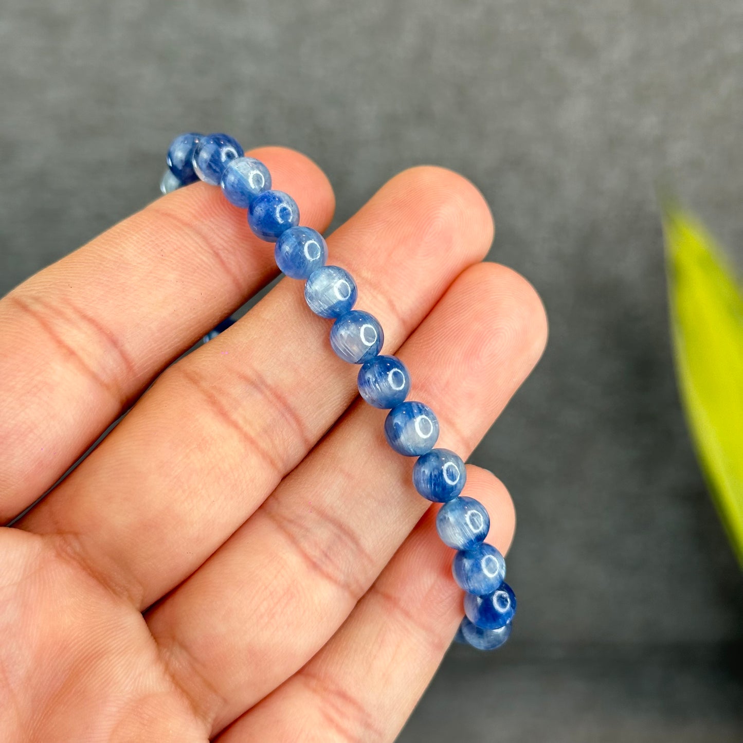 Natural Kyanite Bracelet 6.5 mm