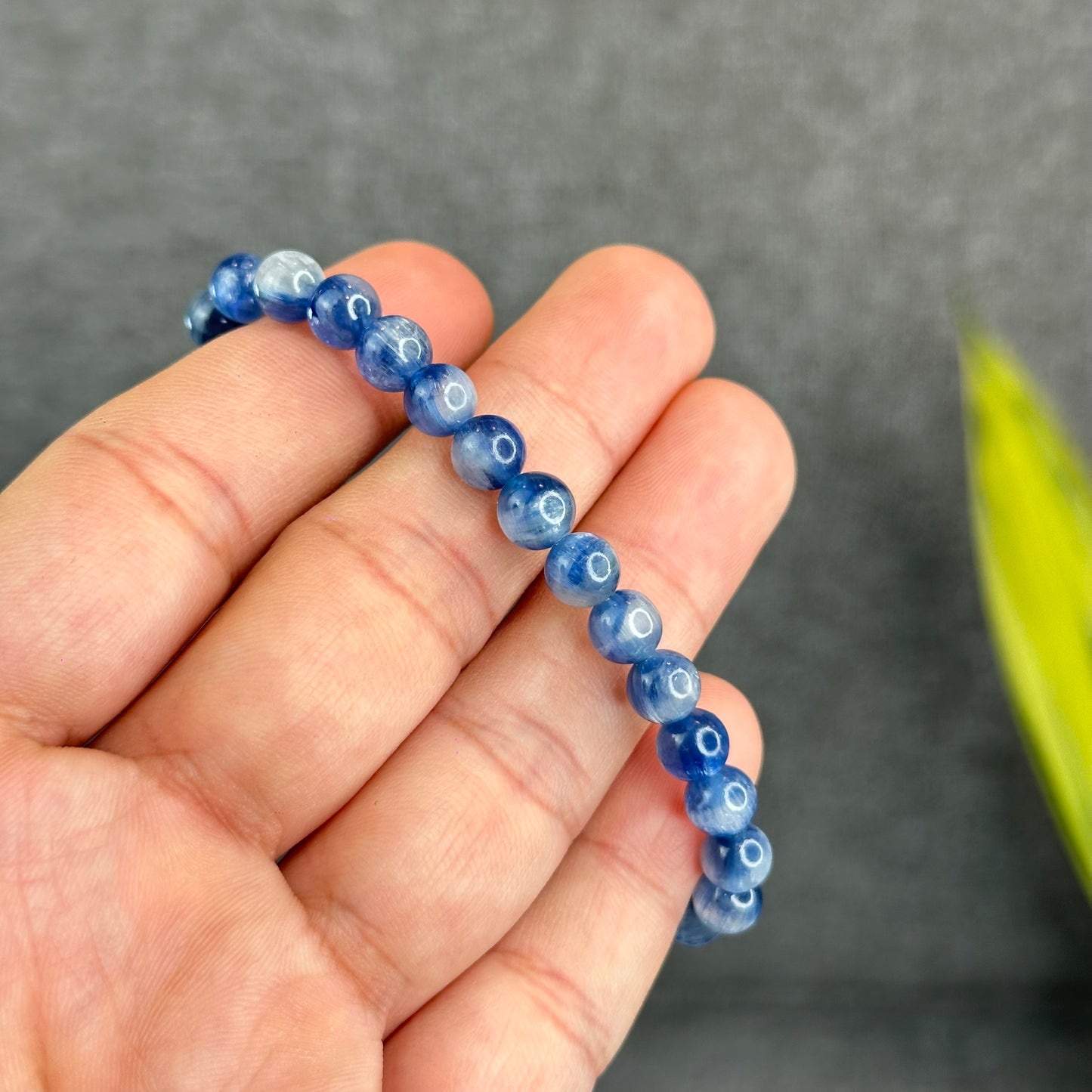 Natural Kyanite Bracelet 6.5 mm