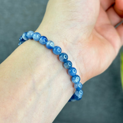 Natural Kyanite Bracelet 6.5 mm