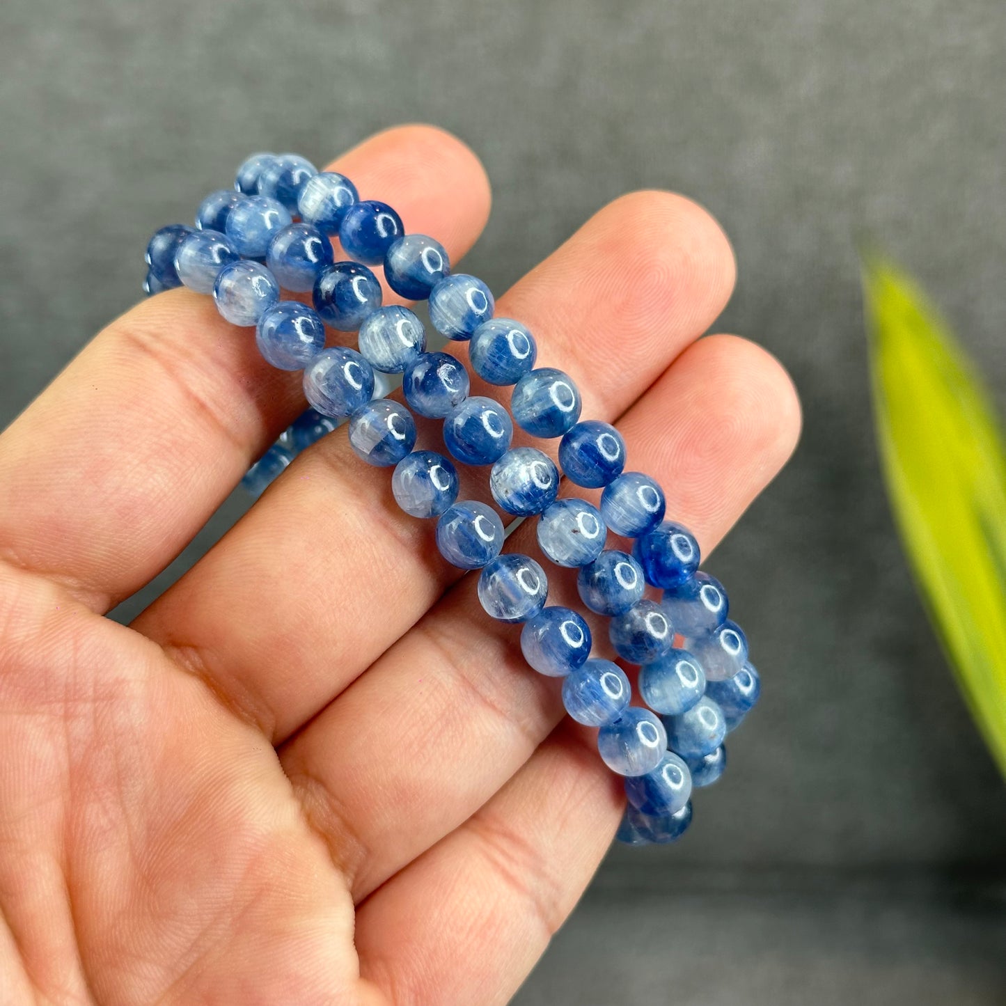 Natural Kyanite Bracelet 6.5 mm