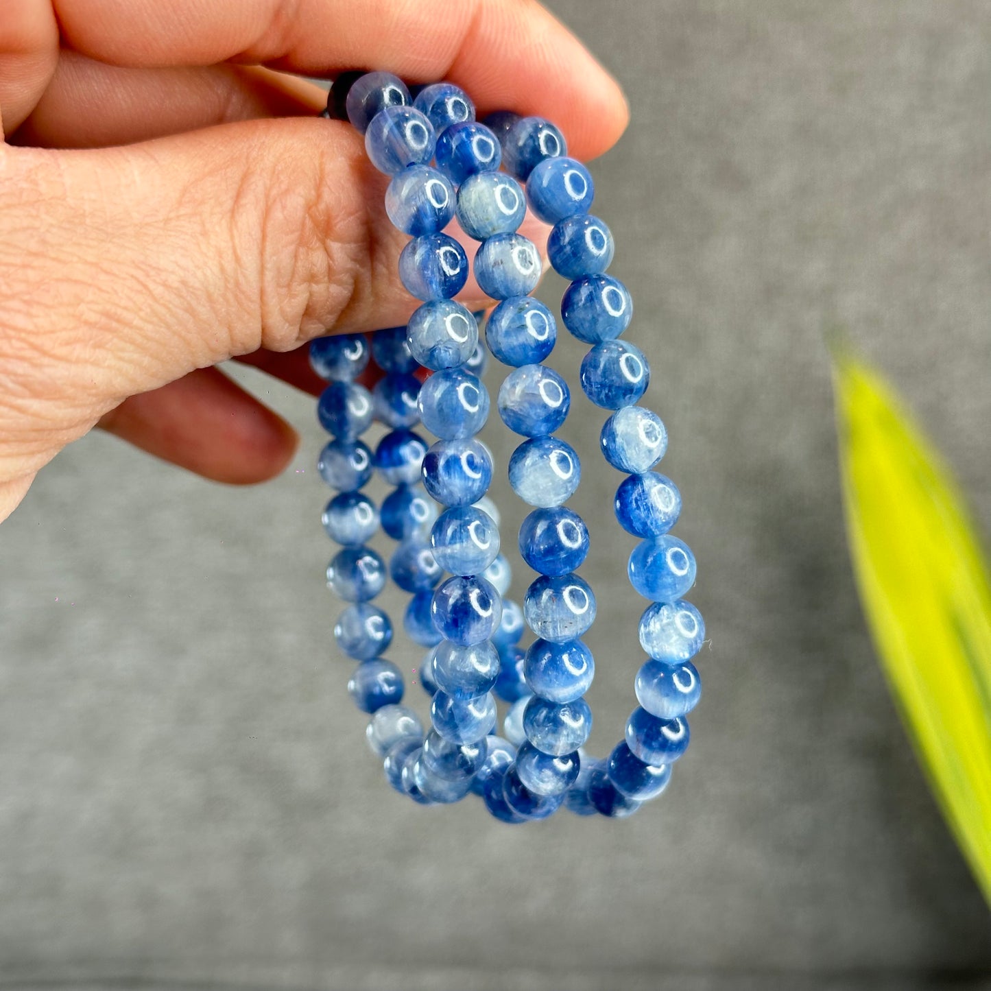 Natural Kyanite Bracelet 6.5 mm