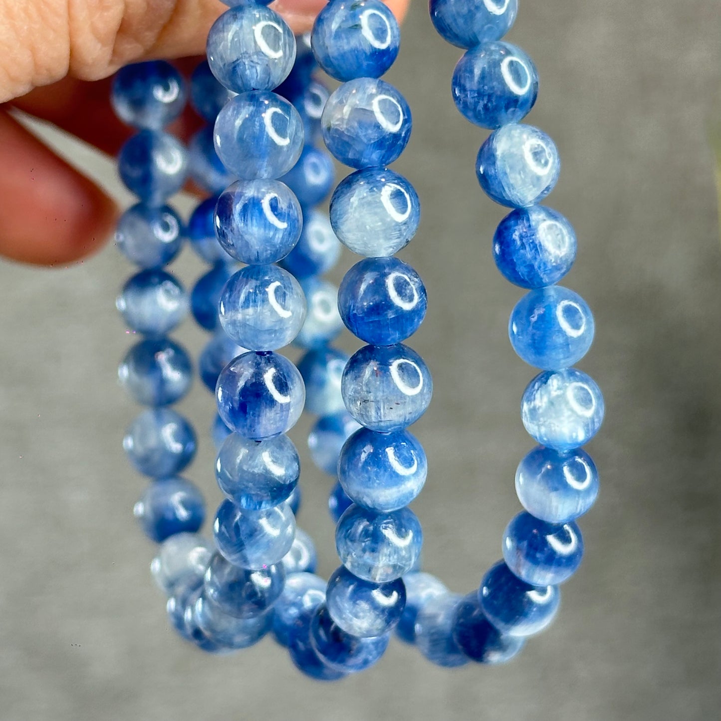 Natural Kyanite Bracelet 6.5 mm