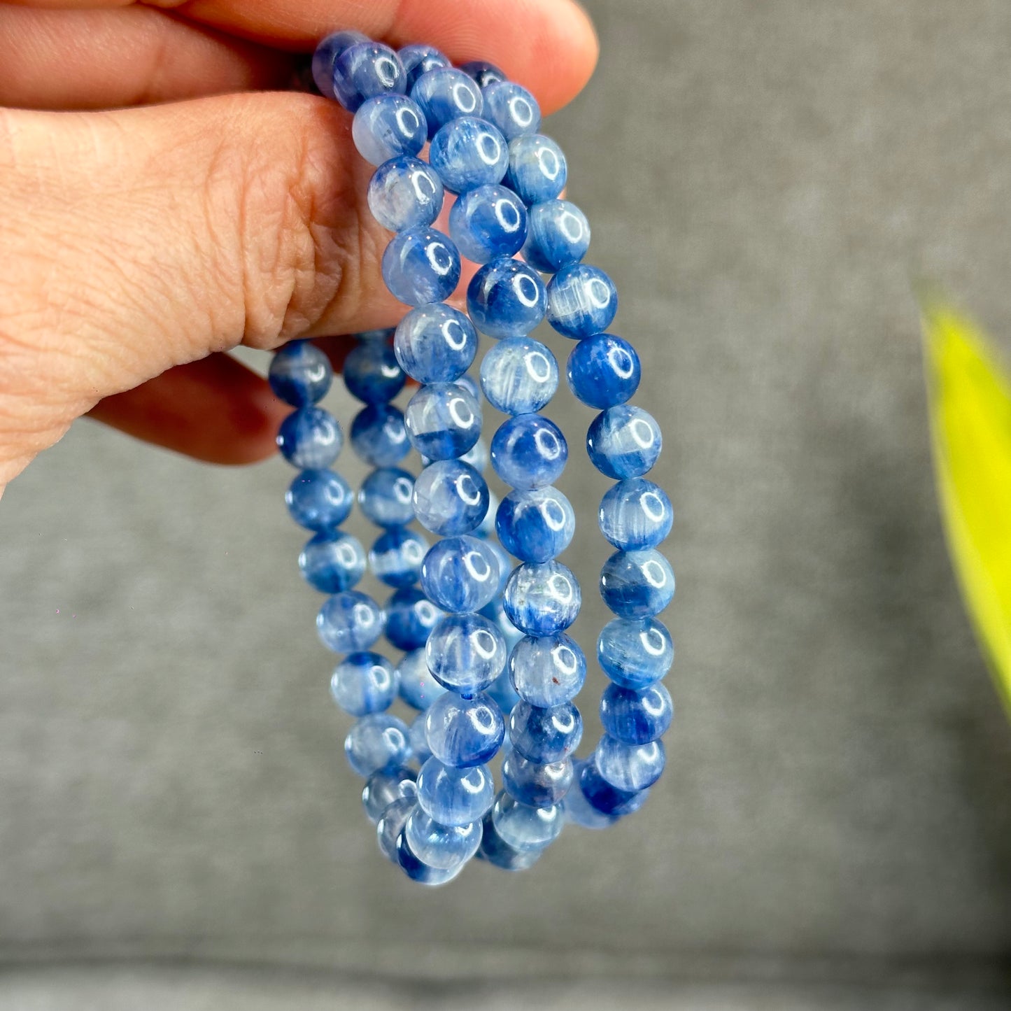 Natural Kyanite Bracelet 6.5 mm