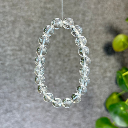 Clear Quartz Bracelet Size 9.5 mm