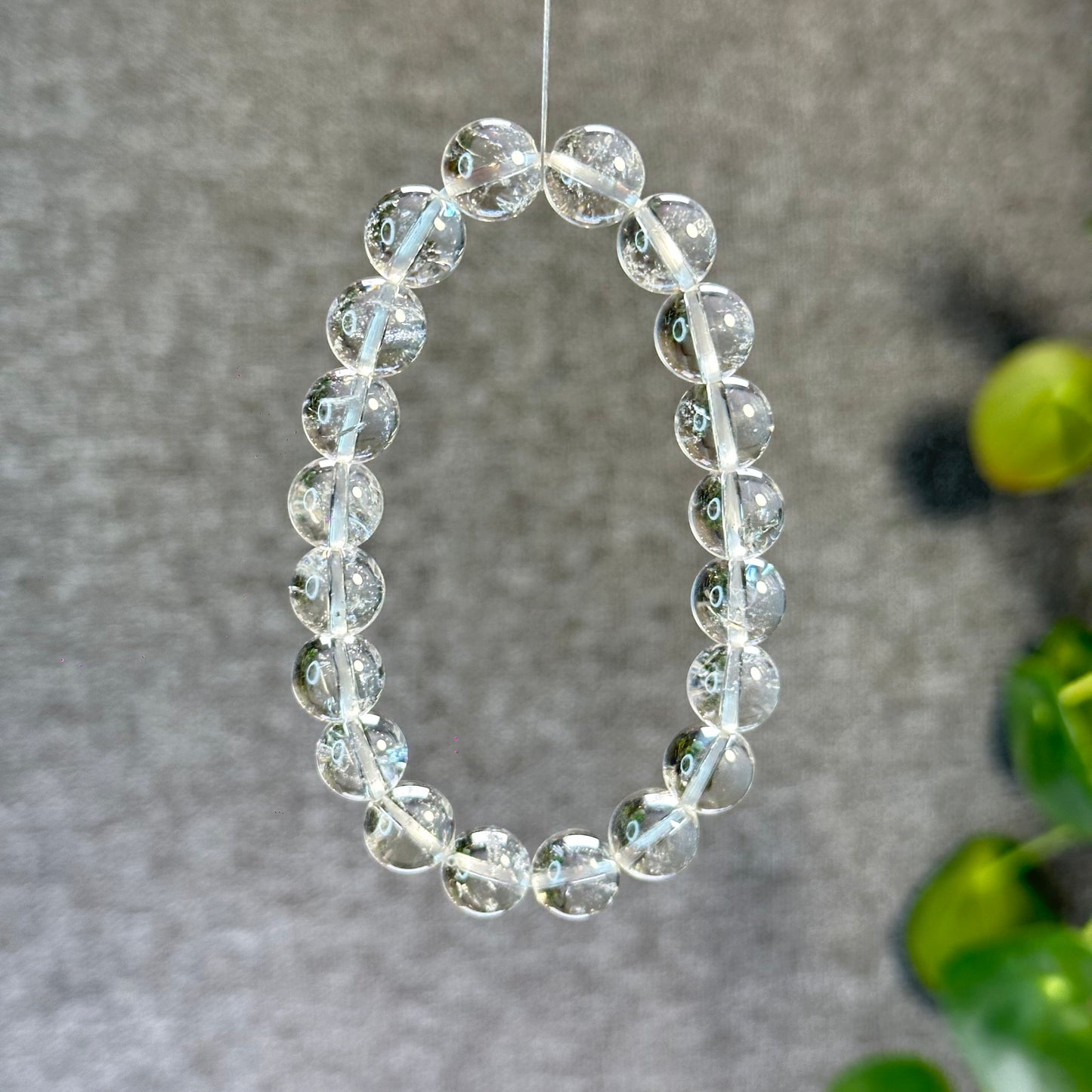 Clear Quartz Bracelet Size 9.5 mm