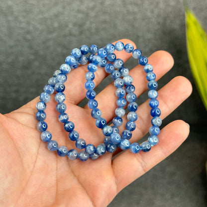 Natural Kyanite Bracelet 6.5 mm