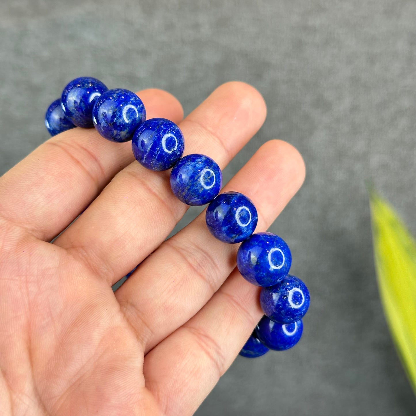 Natural Lapis Lazuli Bracelet Size 13 mm