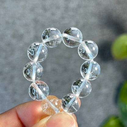 Clear Quartz Bracelet Size 9.5 mm