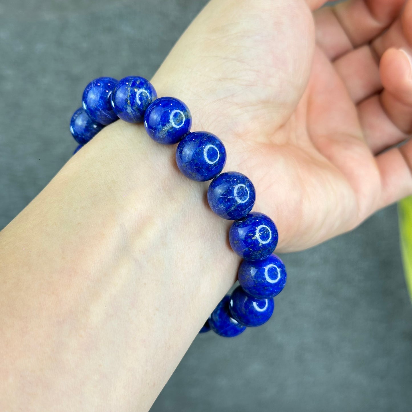 Natural Lapis Lazuli Bracelet Size 13 mm
