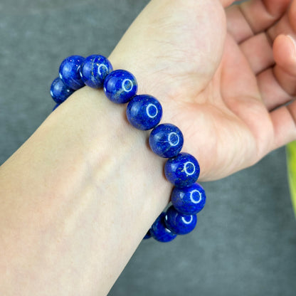 Natural Lapis Lazuli Bracelet Size 13 mm