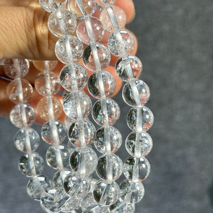 Clear Quartz Bracelet Size 9.5 mm