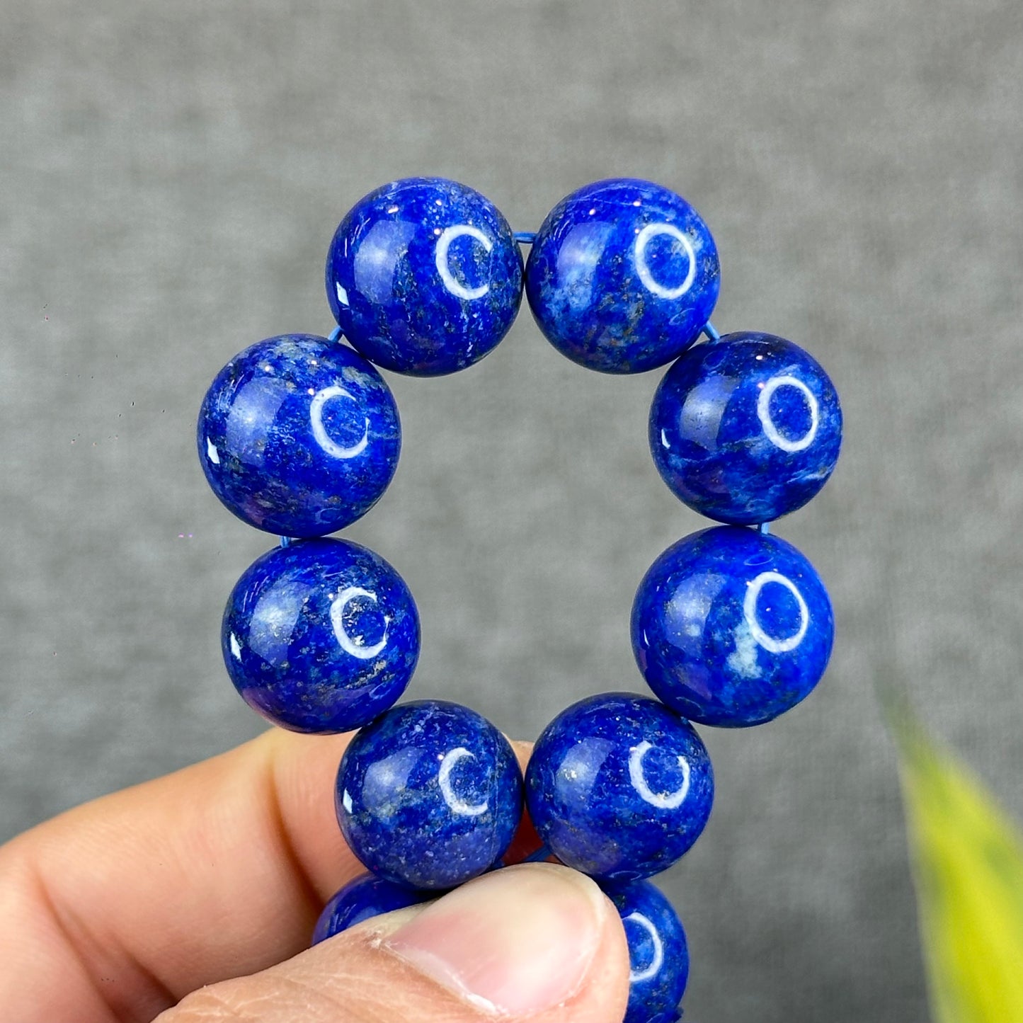 Natural Lapis Lazuli Bracelet Size 13 mm