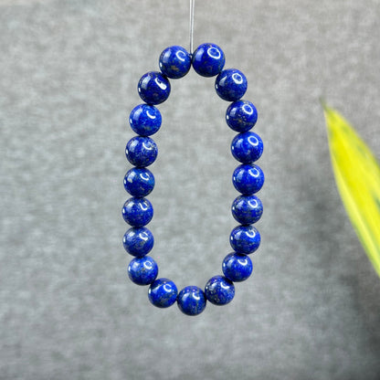 Natural Lapis Lazuli Bracelet Size 10.5 mm