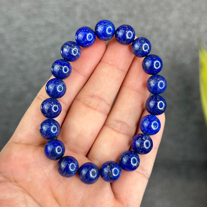 Natural Lapis Lazuli Bracelet Size 10.5 mm