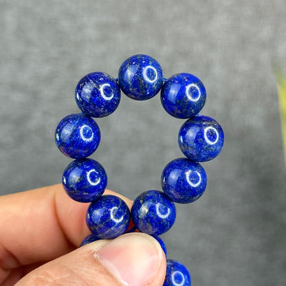 Natural Lapis Lazuli Bracelet Size 10.5 mm