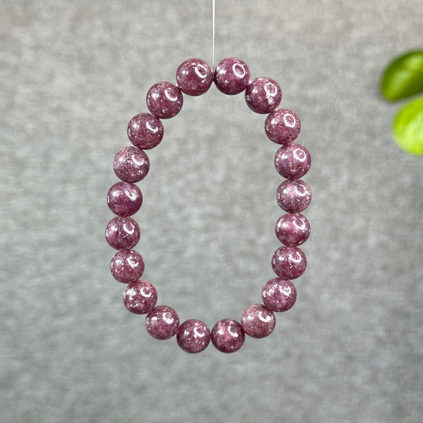 Natural Lepidolite Bracelet Size 10 mm